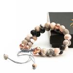 Lava Beaded Bracelet for Stress Relief and Calm