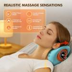 HarrFlow Portable Neck Massager with Heat & Stretch
