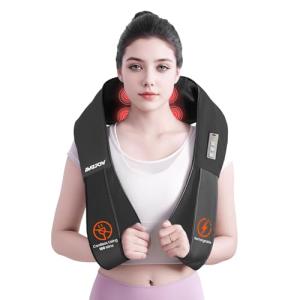 Cordless Neck Massager with Heat for Pain Relief