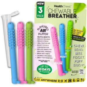 Chewable Breather Sticks for Stress Relief