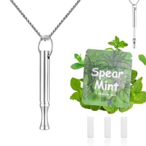 Breathing Necklace for Smoking Cessation and Stress Relief
