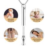Breathing Necklace for Smoking Cessation and Stress Relief