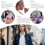 Breathing Necklace Set for Stress Relief and Mindfulness