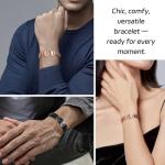 Breathing Necklace and Natural Stone Bracelet Set