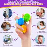 3-Pack Fidget Sensory Ball Set for Stress Relief