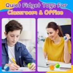 3-Pack Fidget Sensory Ball Set for Stress Relief