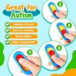 Sensory Marble Fidget Toys – 6 Quiet Pieces