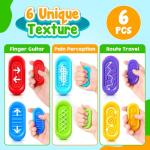 Sensory Marble Fidget Toys – 6 Quiet Pieces
