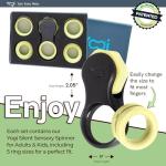 Yogi Silent Fidget Spinner Toy – Stress Relief Set