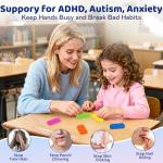 Gentle Textured Fidget Stickers for Stress Relief