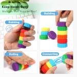 Silicone Magnetic Stress Balls - 6 Pack Fidget Set