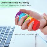 Silicone Magnetic Stress Balls - 6 Pack Fidget Set