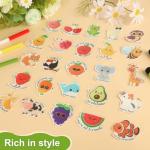 50 Pcs Anxiety Relief Cute Sensory Stickers