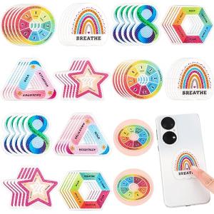 60 Calming Anxiety Sensory Fidget Stickers