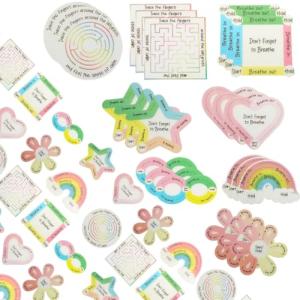 24 Sensory Stickers for Stress Relief & Mindfulness