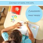 24 Sensory Stickers for Stress Relief & Mindfulness