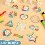 48 Pcs Calming Fidget Stickers for Stress Relief