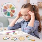 48 Pcs Calming Fidget Stickers for Stress Relief