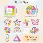 36PCS Calming Fidget Stickers for Anxiety Relief