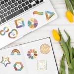 48 Pcs Calming Fidget Stickers for Stress Relief