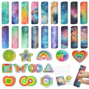 48 Calming Sensory Stickers for Stress Relief