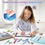 48 Calming Sensory Stickers for Stress Relief
