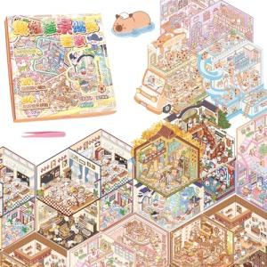 3D Stress Relief Stickers with Tweezer Set