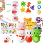 125 Fidget Toys Pack with Stickers for All Ages