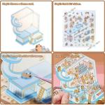 3D Stress Relief Stickers with Tweezer Set