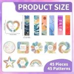 45PCS Calming Sensory Stickers for Stress Relief