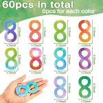 60 Calming Sensory Stickers for Anxiety Relief