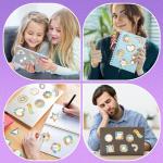 45PCS Calming Sensory Stickers for Stress Relief