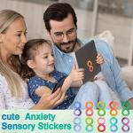60 Calming Sensory Stickers for Anxiety Relief