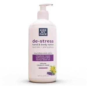 Kiss My Face Lavender De-Stress Lotion 16 oz