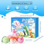 Aofmee Kids Bath Bombs Set - 12 Fun Shapes