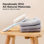 Gentle Wooden Baby Hair Brush with Soft Bristles