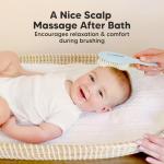 Gentle Wooden Baby Hair Brush with Soft Bristles