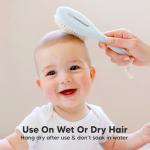 Gentle Wooden Baby Hair Brush with Soft Bristles