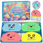 Rainbow Kids Bath Balls Gift Set, 4-Piece Fizzers