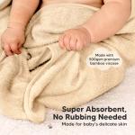 KeaBabies Bamboo Hooded Baby Towels 2-Pack