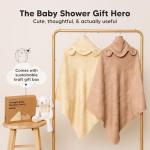 KeaBabies Bamboo Hooded Baby Towels 2-Pack