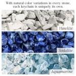 Calming Crystal Keychain for Stress Relief