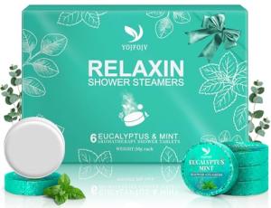 Relaxing Eucalyptus Shower Steamers - 6 Pack