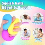 18 Pack Stress Relief Squishy Fidget Balls