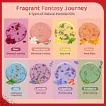 8 Shower Bombs with Natural Essential Oils