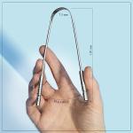 MasterMedi Stainless Steel Tongue Scrapers - 2 Pack