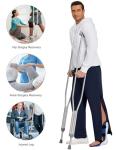 Men's Tear Away Recovery Pants for Knee Surgery