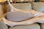 Skwoosh Inflatable Leg Elevation Pillow for Recovery