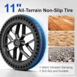 All Terrain Foldable Knee Scooter Walker - Purple