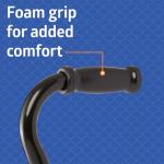 Lightweight Aluminum Quad Cane for Knee Recovery